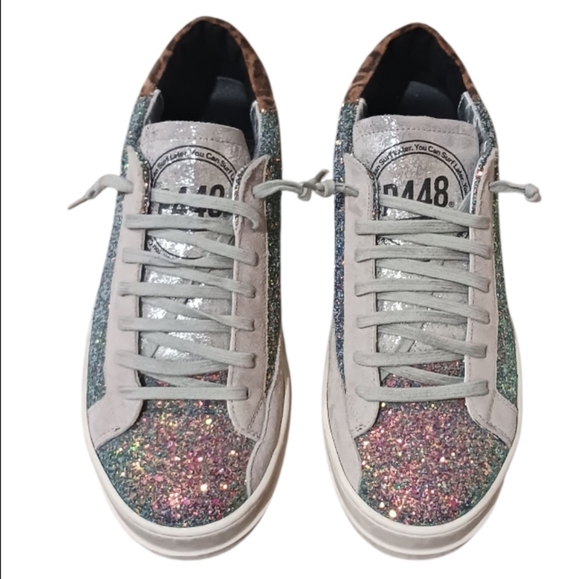 P448 John Multi Glitter Sneakers - Picture 3 of 16
